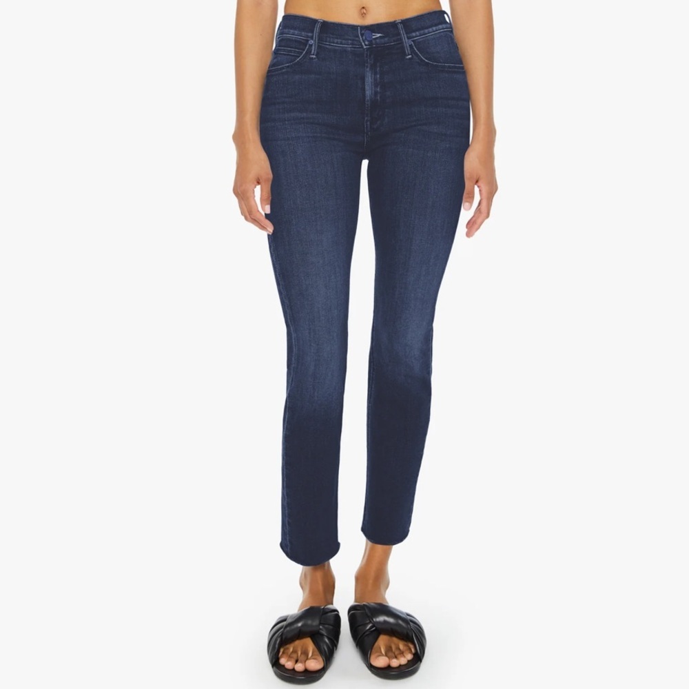 Mother The Mid Rise Dazzler Ankle jeans Chip On My Shoulder 25
